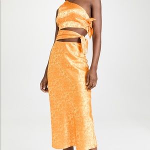 WAYF one shoulder dress